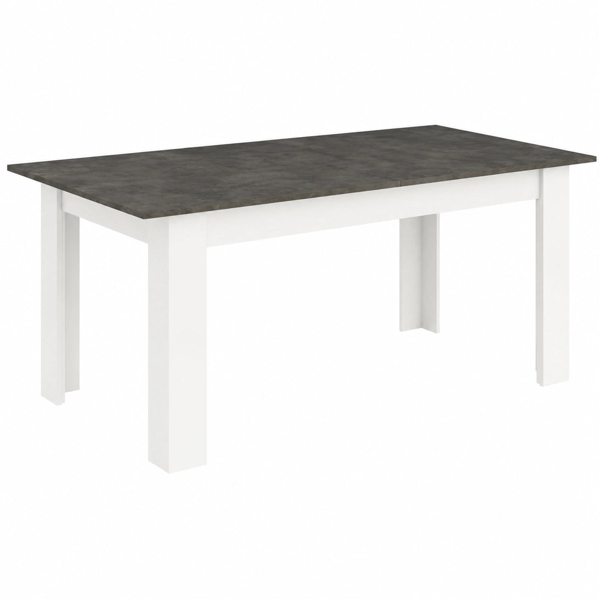 Tavolo da Pranzo Estensibile in Legno Composito FSC 160/200x90 cm - ELI Antracite