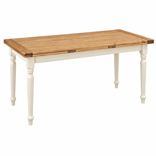 Tavolo da Pranzo Allungabile in Legno di Tiglio 180x80x90 cm - Made in Italy