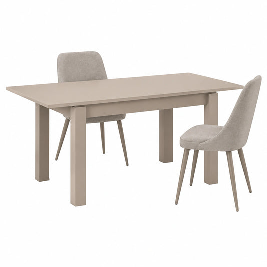 Tavolo da Pranzo Estensibile in Legno 120-170 cm per 6-8 Persone
