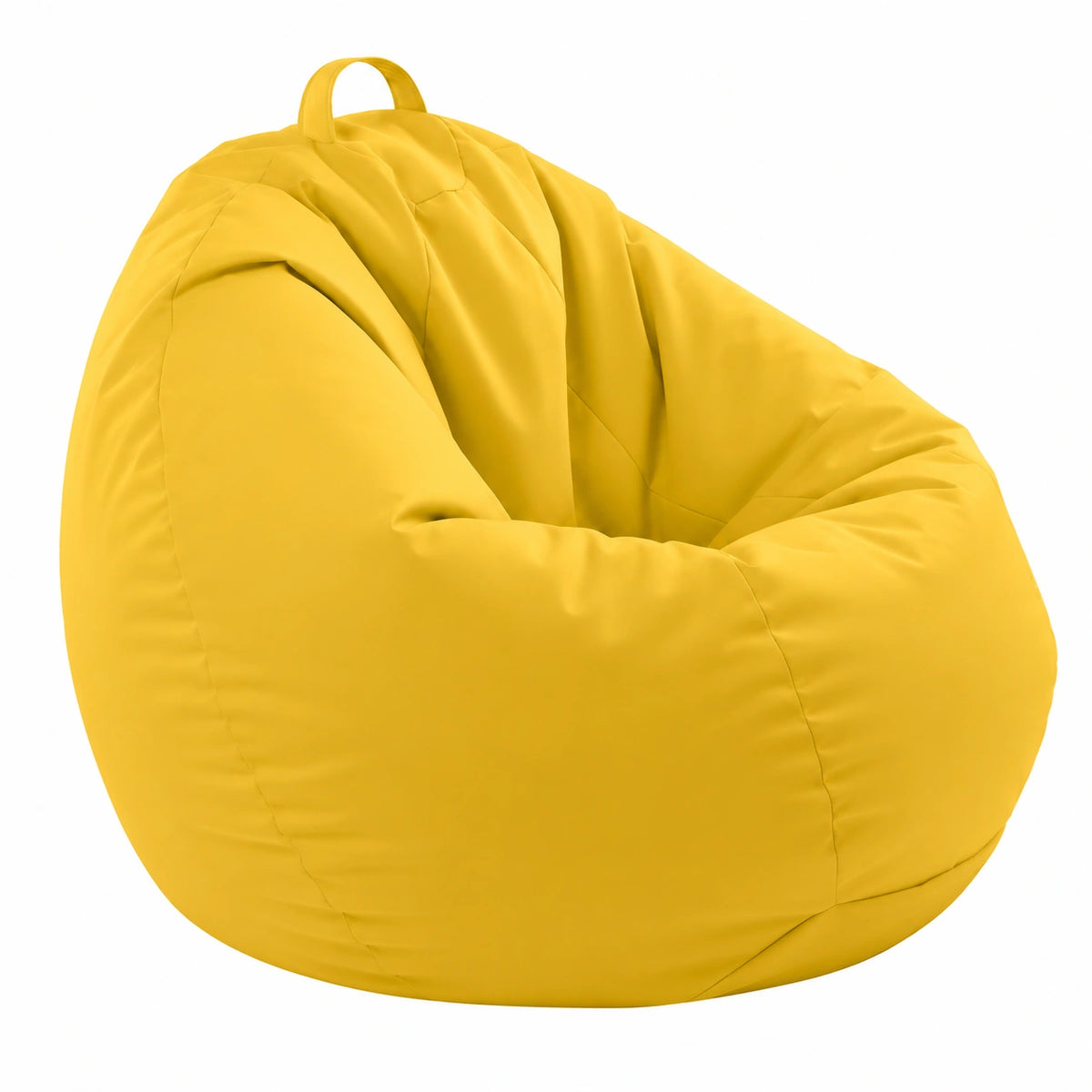 Poltrona Sacco XXL Ergonomica Impermeabile in Tessuto Giallo Limone