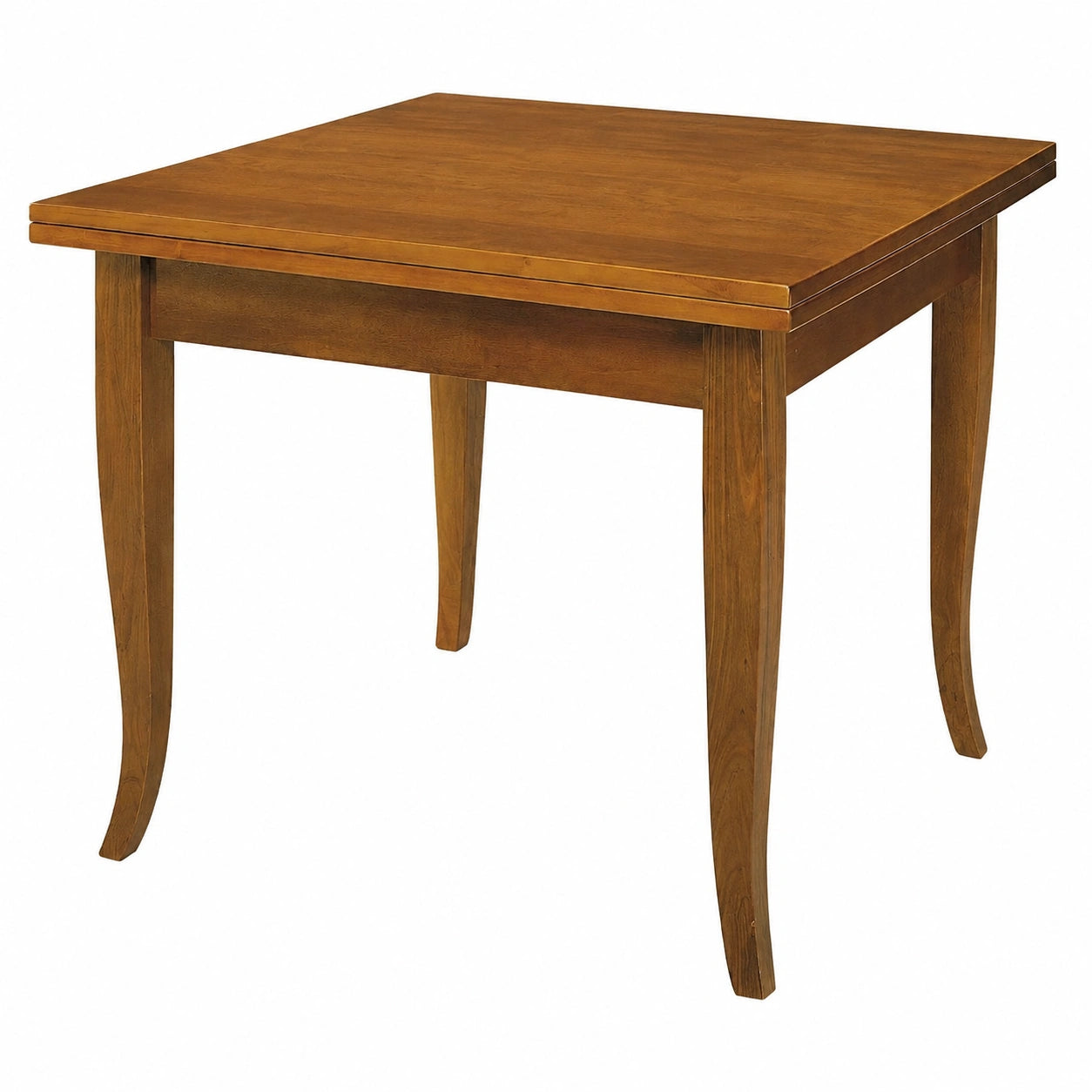 Tavolo Estensibile in Legno Nobilitato 80x80 cm, Design Italiano per Sala da Pranzo